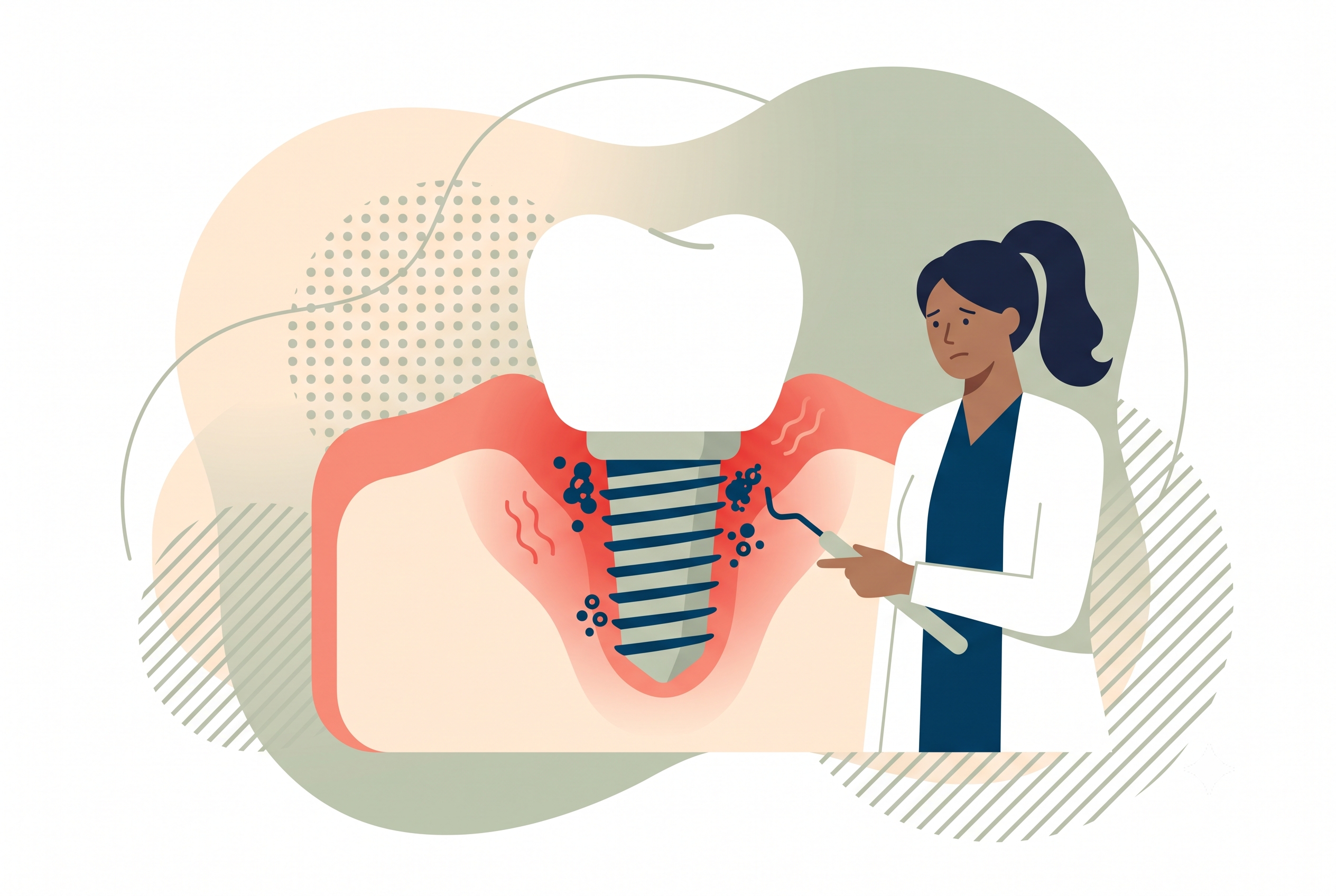 Periimplantitis Ursachen: Warum sich Implantate entzünden